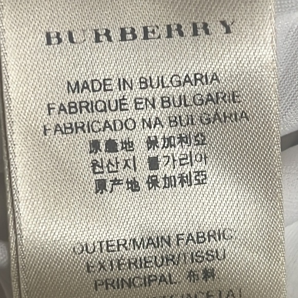 Authentic Burberry signature stretch long skirt sz 12 - Picture 15 of 16